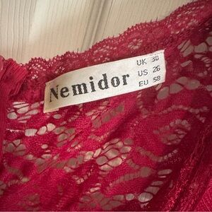 Long red dress size 26